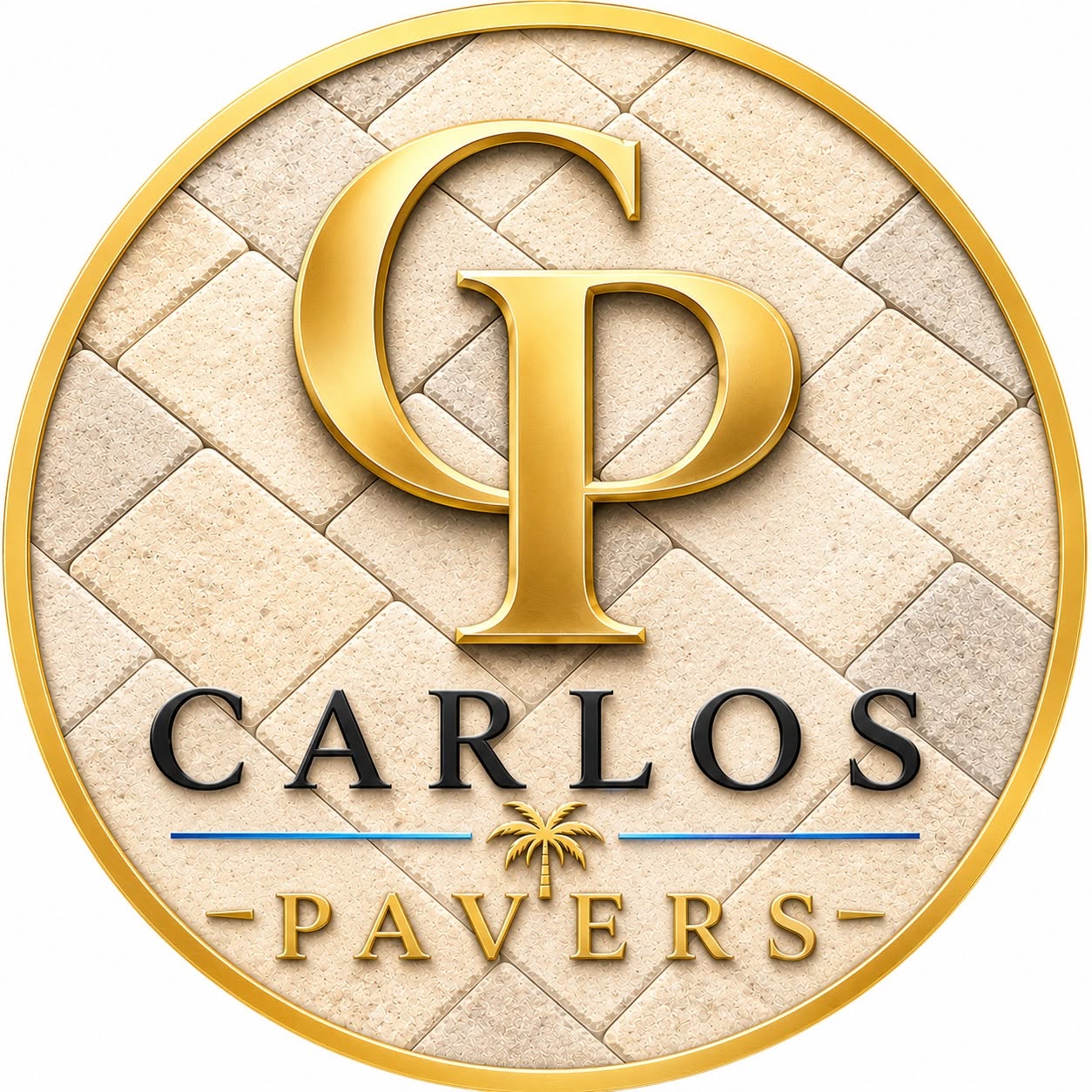 Carlos Pools & Pavers logo
